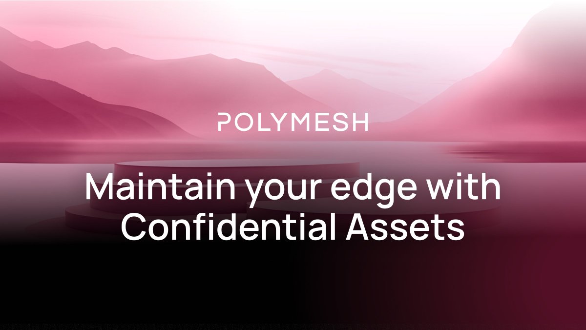 Polymesh (@PolymeshNetwork) / Posts / X
