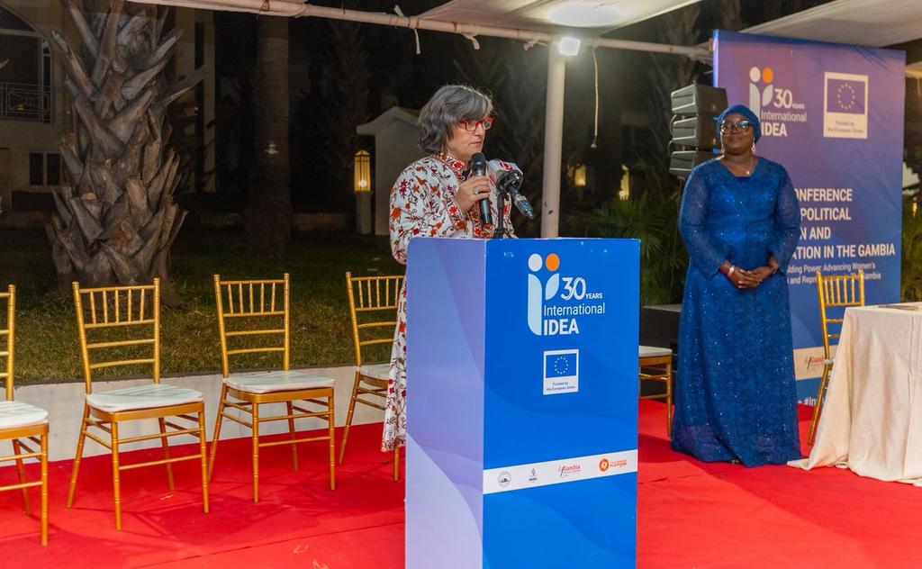 IDEA_Africa's tweet photo. We renew our call to all stakeholders to continue to break barriers and build power by advancing women’s political participation and representation in The #Gambia.

#WPPRGambia #InclusivePolitics #DemocracyForAll https://t.co/DJa7hp0cdw