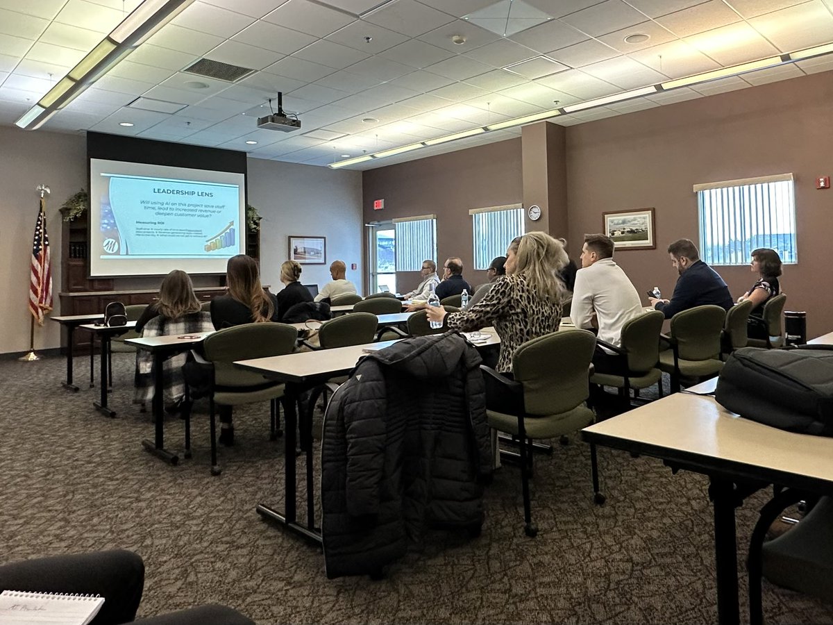 Yesterday, the Niagara USA Chamber of Commerce hosted an informative presentation at our office, bringing together local business leaders to explore the growing role of artificial intelligence by highlighted practical tools and real-world applications of AI. <a href="/NiagaraUSAChamb/">Niagara USA Chamber</a>