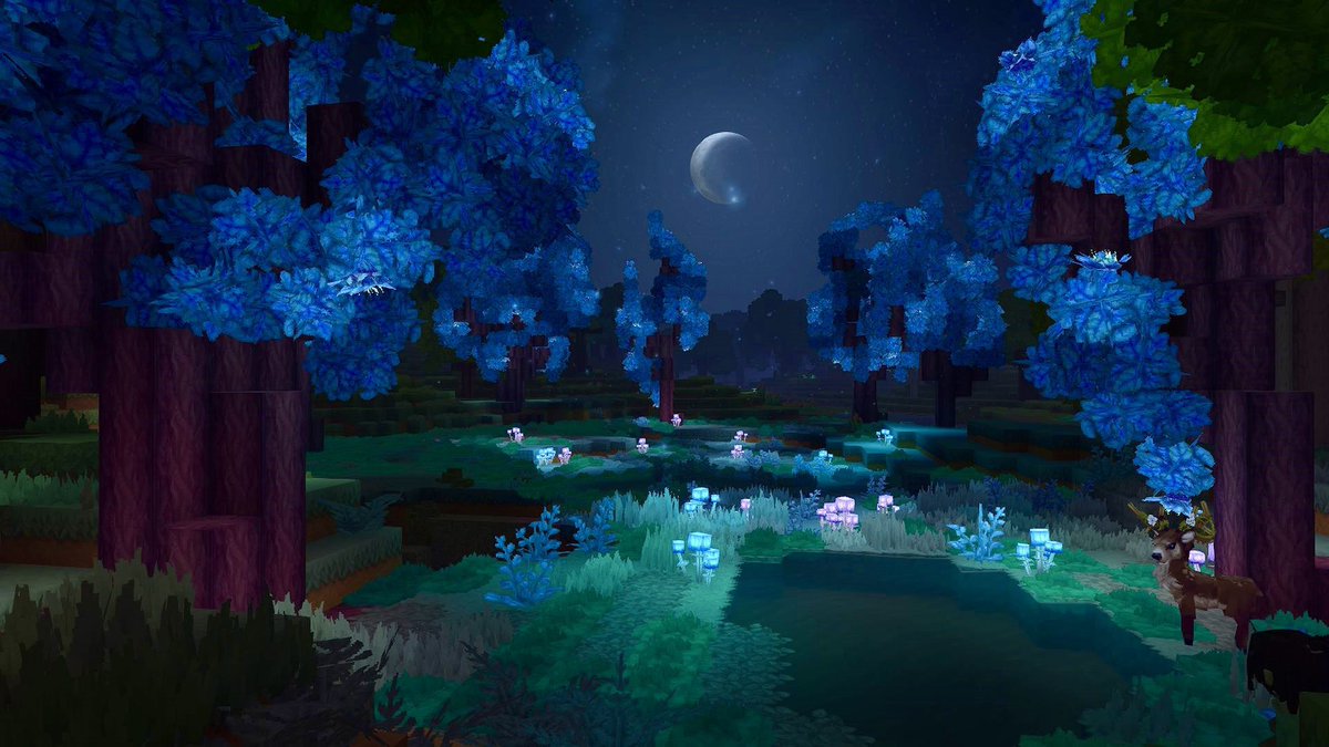HyboxNetwork's tweet photo. En #Hytale, las Zonas no funcionan igual que los biomas en Minecraft. Cada zona agrupa varios biomas que comparten una misma temperatura o temática general.

Por ejemplo, la Zona 1 está compuesta en su mayoría por bosques y entornos de clima templado, llenos de vegetación.🌱☘️ https://t.co/GEZw3FoHS1