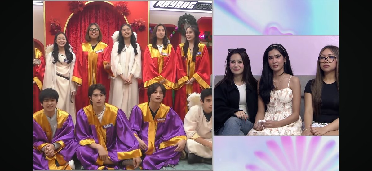 PBBabscbn's tweet photo. Grabe ang support ng ex housemates! 🥰

#PBBCollab20Carolling https://t.co/xCn9n82hQl
