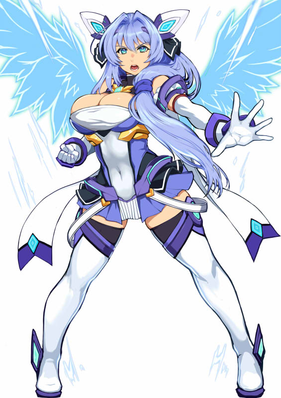 人妻エクスティア全身。触手とかは然るべき所で……w 