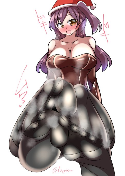 「はい司令…萩風の足裏…楽しんでくださいね…?///」 ムレムレ黒タイツ萩風チャン(ˇωˇ) 連続2109日目 #艦これ版真剣お絵描き60分一本勝負_20251217 #艦これ版深夜の真剣お絵描き60分一本勝負 #10000日チャレンジ #めび環んどろ #萩風