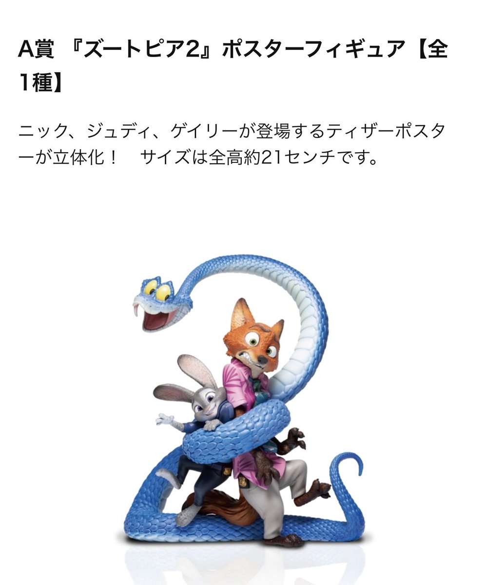 Happyくじ『ズートピア』１ロット ズートピア2のhappyくじ1ロット81点出てるよ～！全部揃うの羨ましすぎ