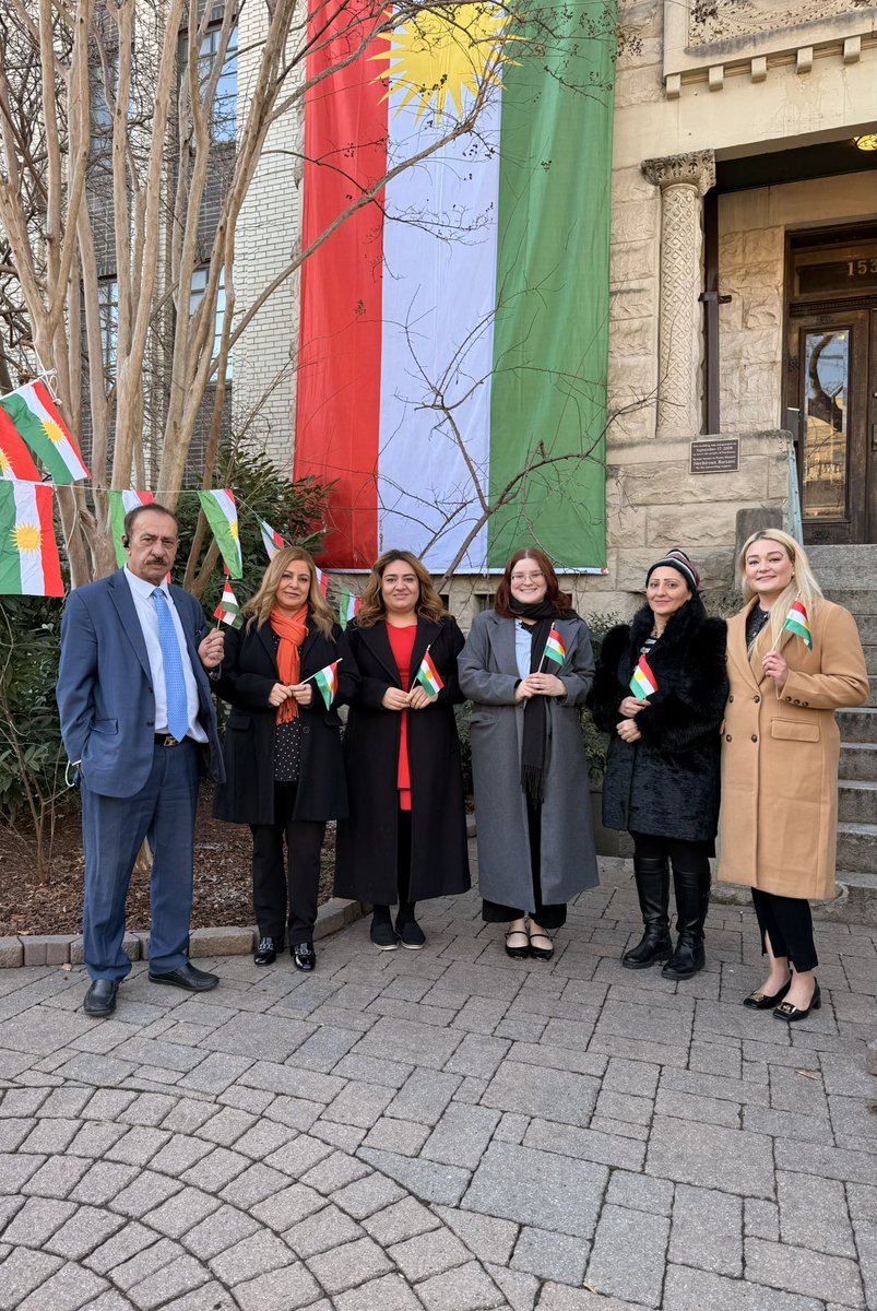 On December 17, we proudly celebrate Kurdistan Flag Day 

From Kurdistan to Washington, D.C., we proudly display the colors of the Kurdish flag as we join Kurds everywhere in honoring a symbol of identity, resilience, and unity.