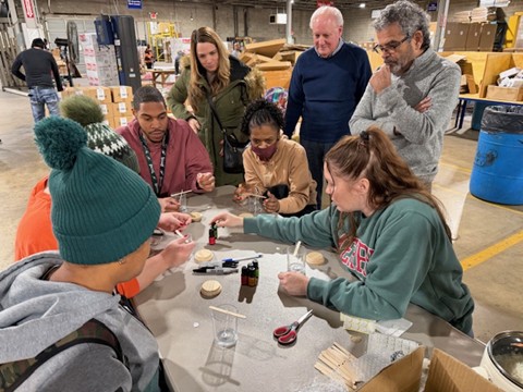 GoodwillNJ's tweet image. Yesterday, clients at Goodwill’s Outsourcing &amp;amp; Production Fulfillment Center learned how to make scented candles from scratch as an exciting new business venture designed to help them build skills, confidence, and pride in their work. #missionmade