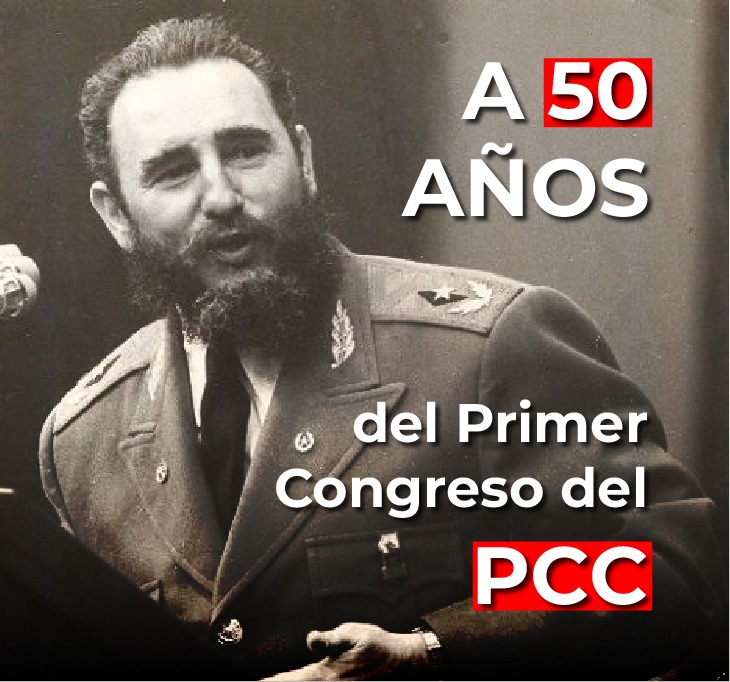 BetsyDazVelzqu2's tweet photo. Hoy recordamos que hace medio siglo, se celebró el #PrimerCongresoPCC que marcó un hito decisivo en la institucionalización de la Revolución, reafirmando la unidad nacional y el papel del pueblo en el proyecto socialista. https://t.co/APTGpMgkGB