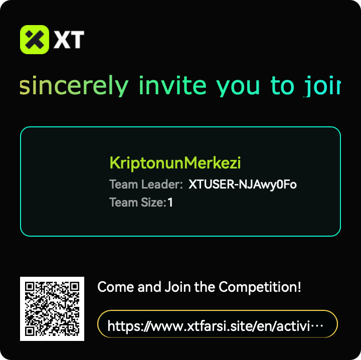 kriptonunmerkez's tweet photo. 🚀 XT X-Legends Futures Competition S1 Başladı

Kayıt Linki: https://t.co/68Gd0NjJUw

Takım Katılım Linki: https://t.co/LNJj8xn9Bl

Şimdi sende takımımıza katıl bizimle birlikte hacim kas ve ödül havuzundan payımızı alalım. (+ feeback mevcut)

#xt #FuturesTrading #kripto #event https://t.co/6JJRxjKfcH