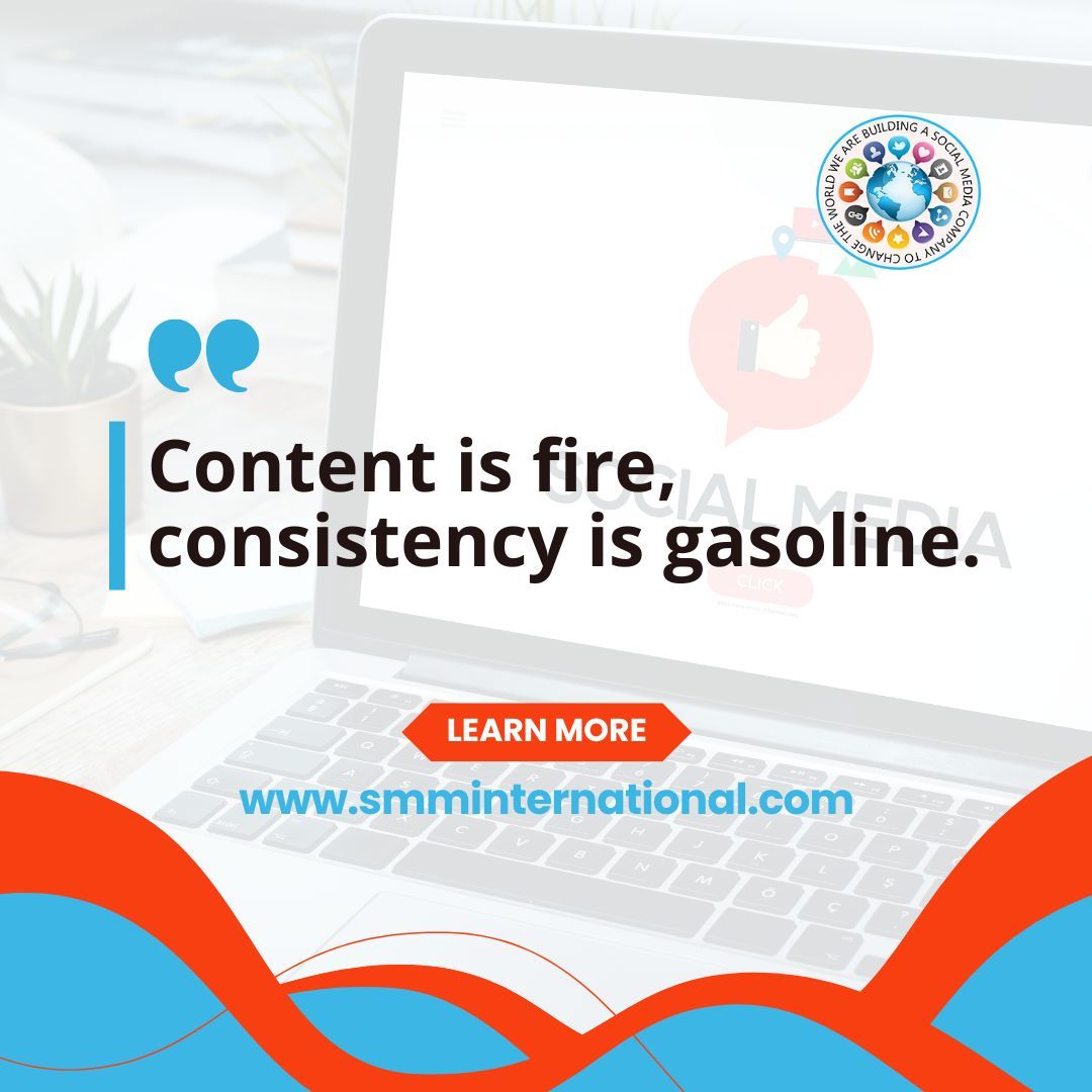 #SocialMediaTip: Great content grabs attention, but consistency keeps you top of mind. Keep showing up and watch your audience grow.