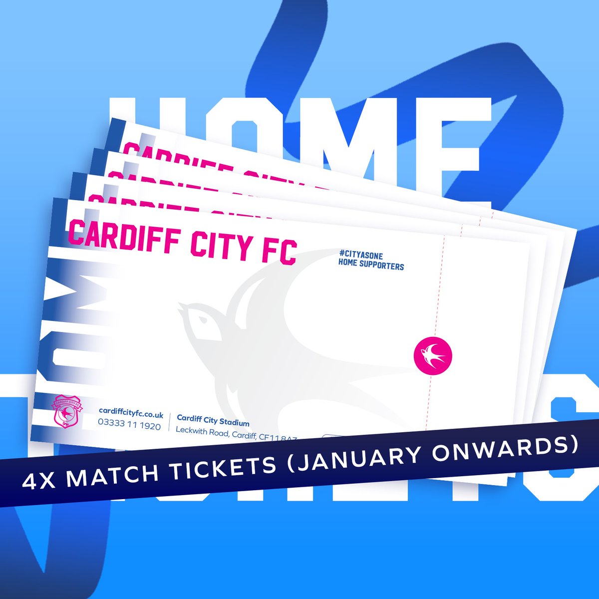 CardiffCityFC's tweet image. Our Bluebirds Crimbo Day 5️⃣ giveaway is here! 💙

Like and repost for your chance to win four match tickets for a home fixture in the New Year! 🎟️

#CityAsOne