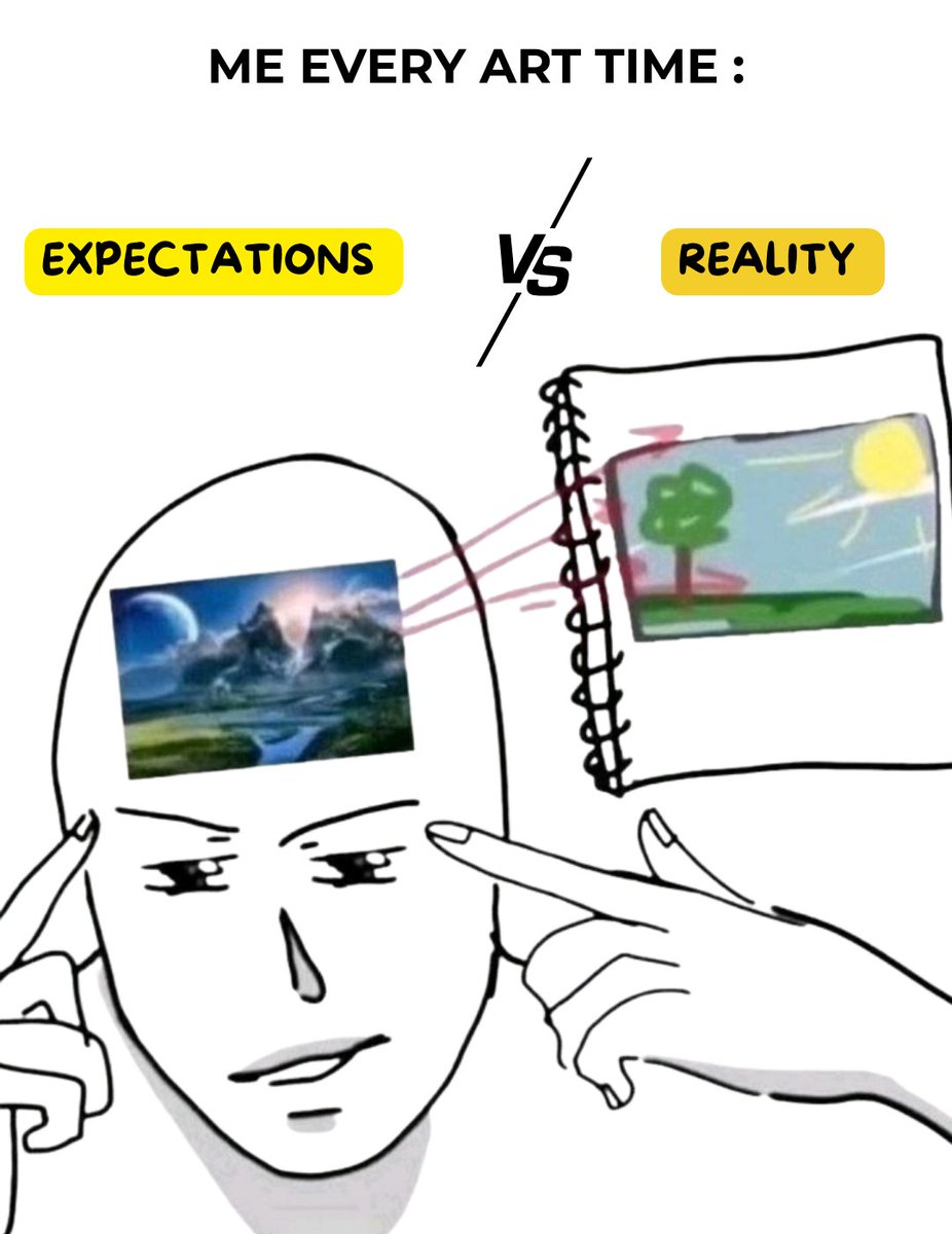 Why are expectations always the opposite of results? 😭
Anyone want to answer? #ArtistOnTwitter #vgenartist