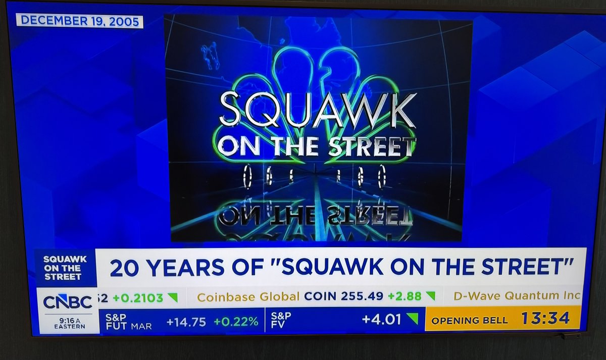 Congratulations to ⁦<a href="/SquawkStreet/">Squawk on the Street</a>⁩ for 20 years! 🎉🍾