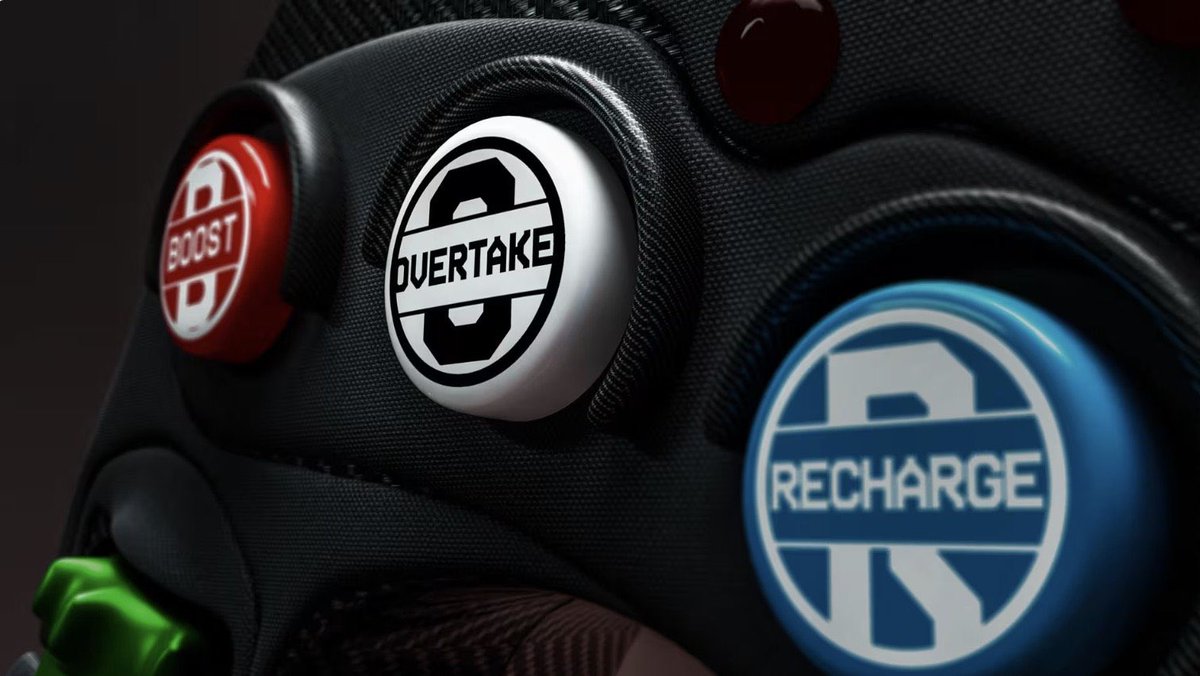 F1BigData's tweet image. Next year, BOR (Bortoleto) will have the BOR buttons (Boost, Overtake, Recharge)