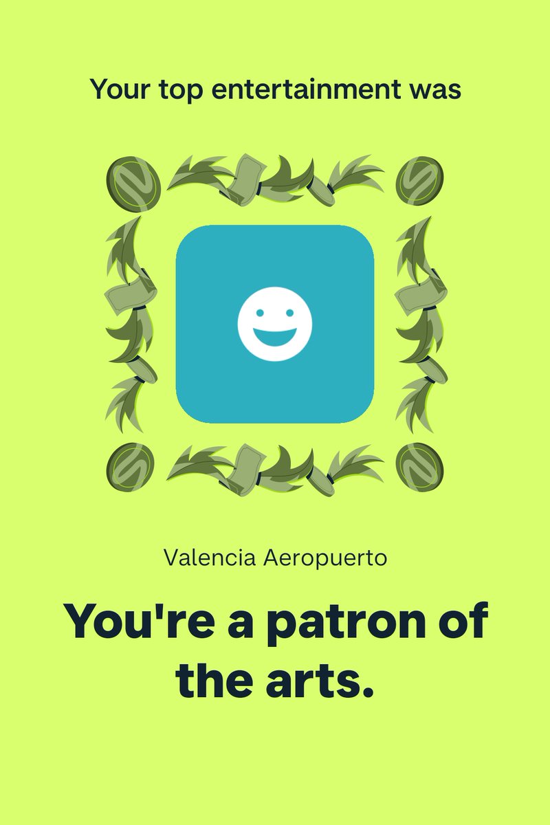 babe wake up monzo wrapped is congratulating me for balling out at *checks notes* valencia airport