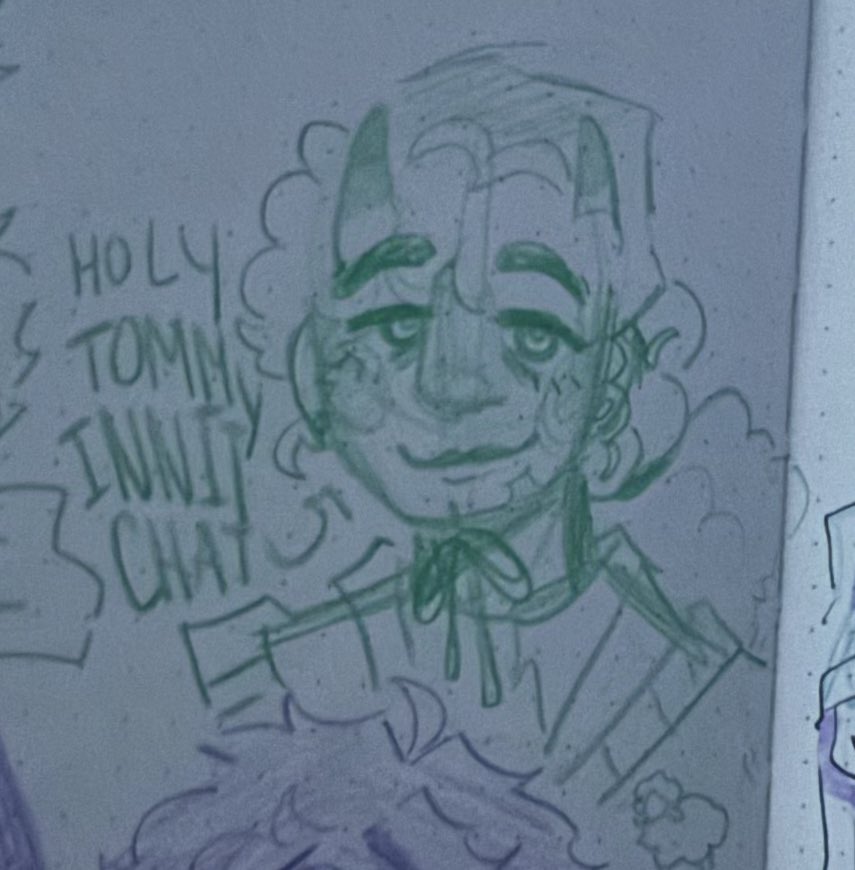 cherubdoodles's tweet photo. Recent doodle of him!! My favorite memory is probably him meeting Shroud for the first time. It’s still a scene I can quote by heart. I cherish all the times we could see him happy in canon. Tommy has always been a comfort character of mine. He showed me it and I could get better https://t.co/ddLnSUsFO4