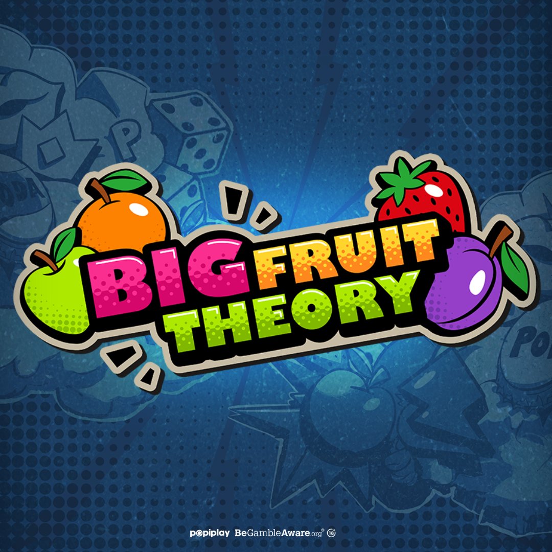 Forget old-school fruit 🍒

Big Fruit Theory is LIVE 🍉

🍎 8×8 pop-art grid
💥 Respins &amp; Wild storms
🔥 Fruit Mania bonus up to 16x
💰 Max win: 10,000x

Play now! 

#slots #casino #popiplay #newrelease