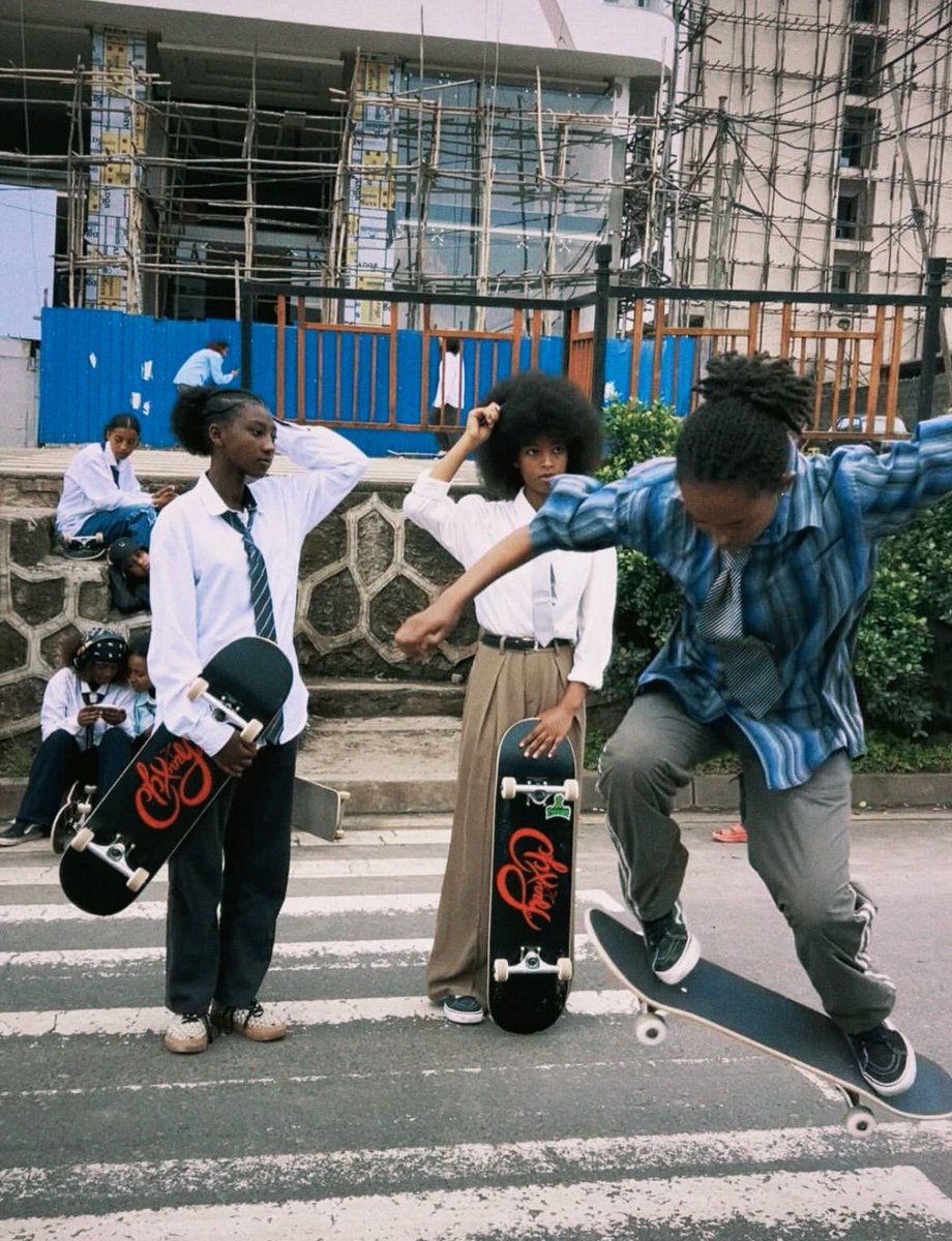 NoteSphere's tweet image. Ethiopian Girl Skaters (2025)