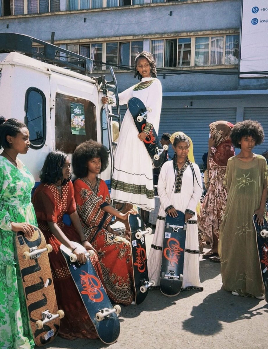 NoteSphere's tweet image. Ethiopian Girl Skaters (2025)