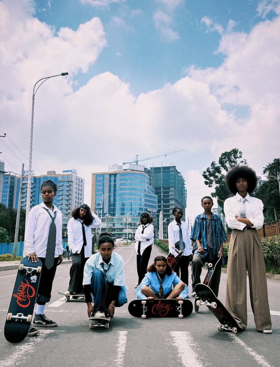NoteSphere's tweet image. Ethiopian Girl Skaters (2025)