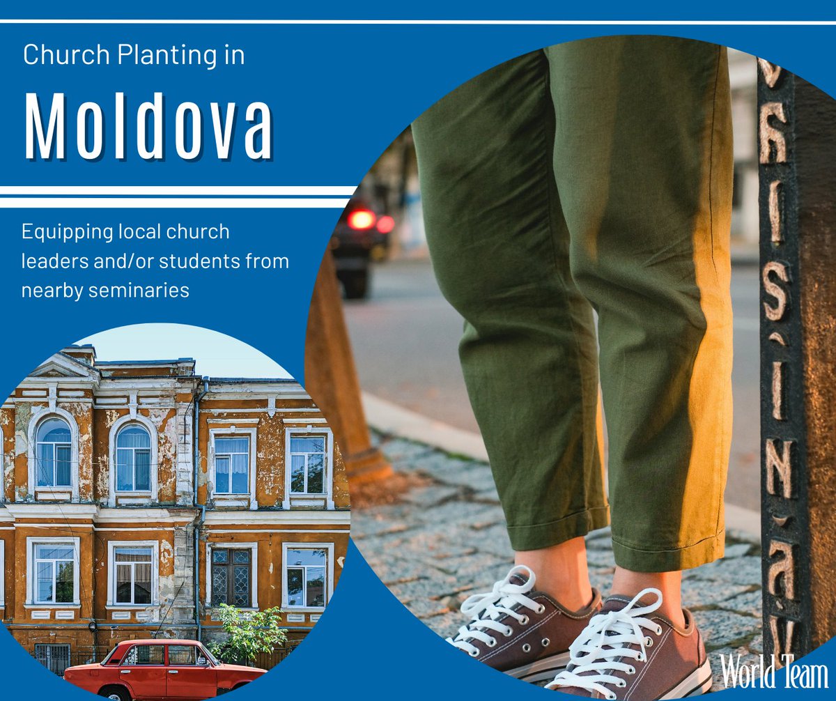 WorldTeamUS's tweet photo. WT Moldova is a multi-national and multi-lingual team working to encourage and equip Moldovan church leaders.
Feel the call to missions? Check out our Moldova team!
https://t.co/xOP7Gg5w6T https://t.co/mb9HgZb2y9