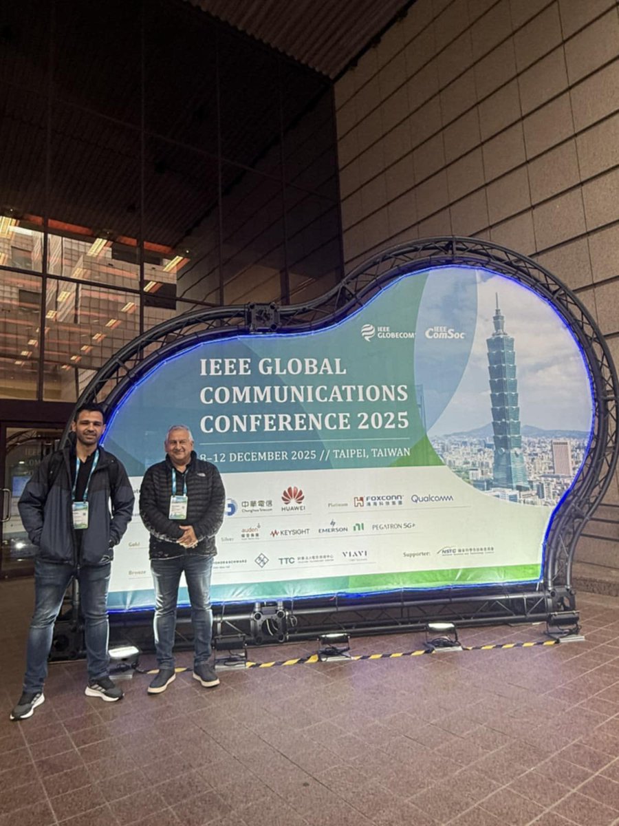 KIOSCoE's tweet image. The @KIOSCoE Research Team, consisting of Prof. George Ellinas and Dr. Giannis Savva, Research Associate, participated in the IEEE Global Communications Conference (GLOBECOM) in Taipei, Taiwan, where they presented their work on elastic optical networks.