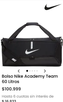 SportingArg's tweet image. Bolso Nike Academy Team 60 Litros

Precio original: $100.999
Reintegro Santander + cupón de MODO ($15.000) + reintegro navideño (hasta $12.000)  
🔥 Ahorro Santander: $25.249 🔥
‼️Ahorro Santander Select: $30.299‼️