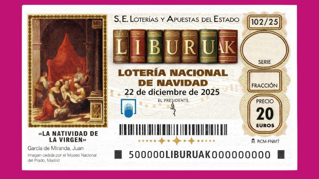 vgbiblio's tweet photo. Gabonetako loteriako zenbakiak atera arte, badakigu benetako Sari Nagusia hemen daukagula: hunkitzen zaituen eta mila bizitza biziarazten dizun irakurraldi on hori. 🍀✨

Gaur zorte bikoitza opa dizugu: zenbakiena... eta zure hurrengo libururik gustukoena aurkitzearena! https://t.co/KrSPeSDPZC