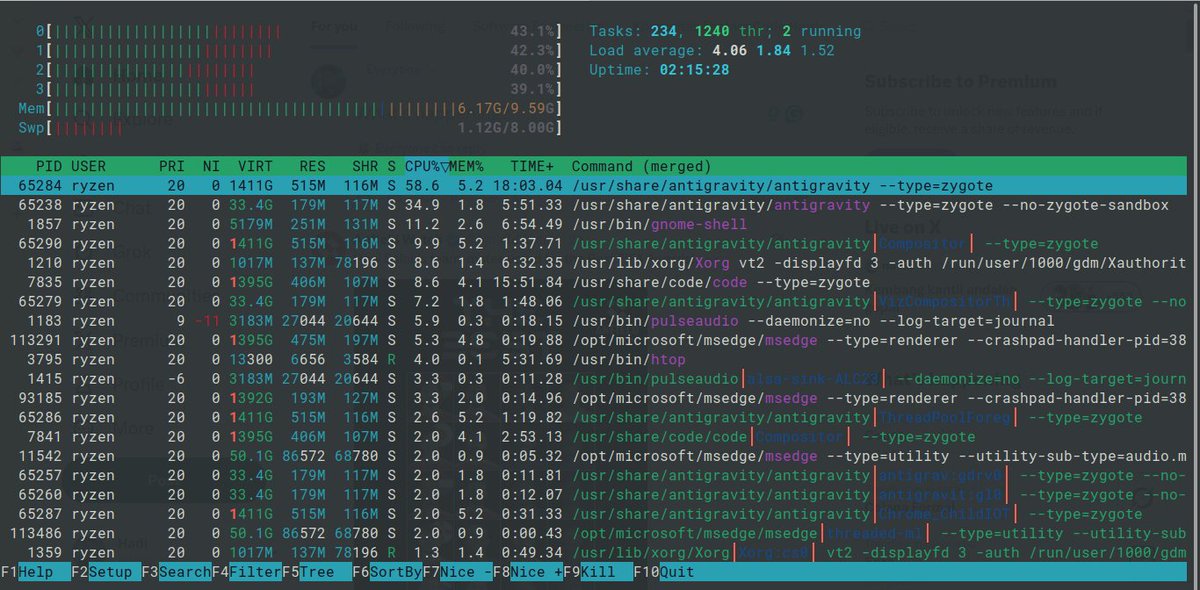Ngetweet ini buat pengingat di masa depan. Hari ini laptop masih megap" buka VS Code, Google Antigravity,  Edge barengan. Mesin petarung yg nemenin berjuang di tengah keterbatasan. Suatu saat nanti kalau udah punya yang lebih kencang, jangan lupa kalau hari ini pernah sekuat ini.