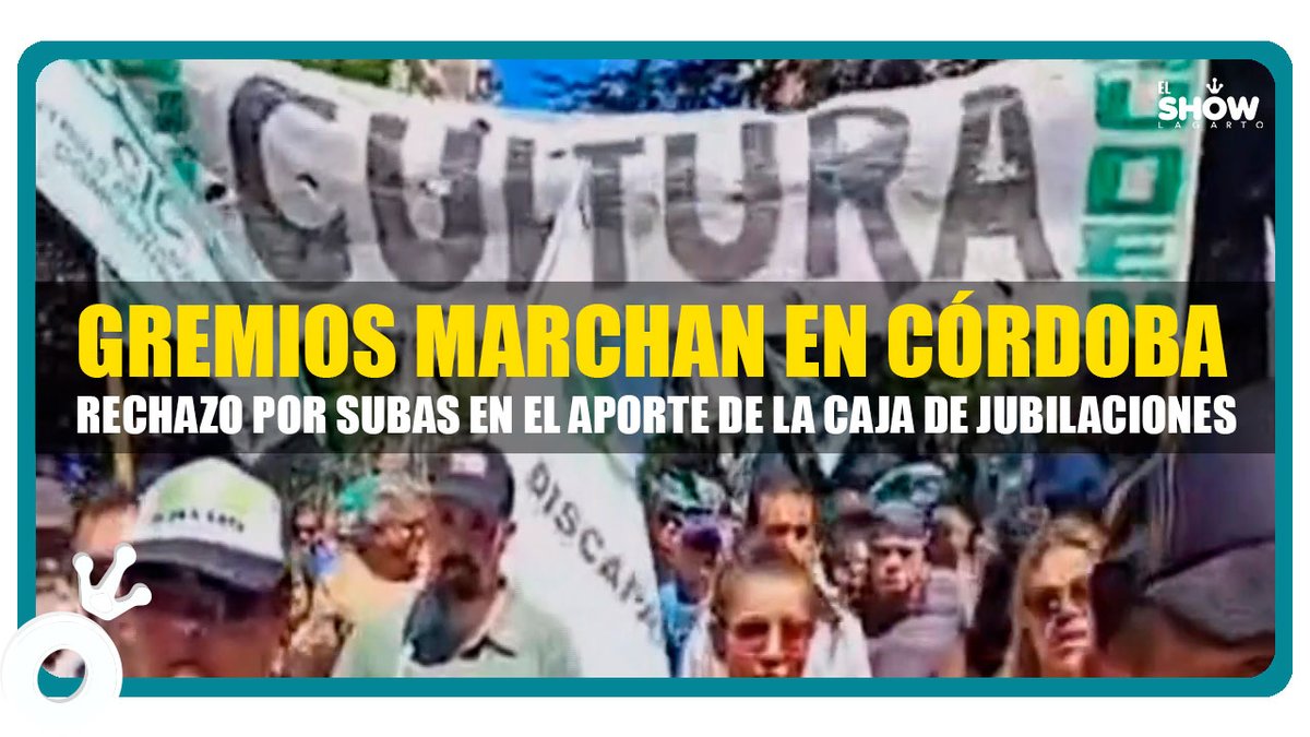 Gremios Marchan en Rechazo por Subas en el Aporte de la Caja de Jubilaciones de Córdoba
#Córdoba #Argentina #CórdobaCapital
Mirá el video y dejá tu comentario!👇👇👇
youtu.be/I_XD2tTyjFI