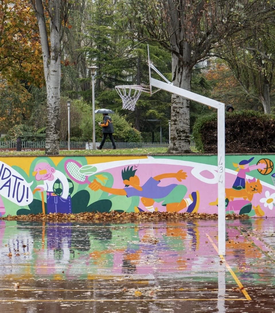 Hoop of the Day… Errotabarria Park, Bilbao, Spain. #hoopoftheday