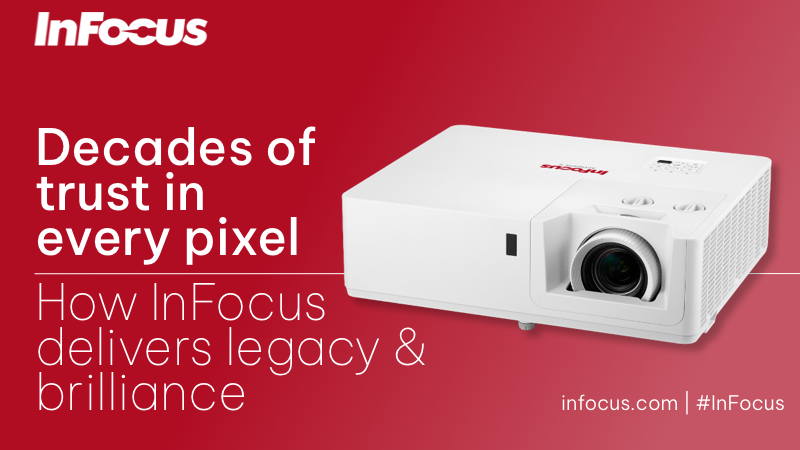 In #AV, real performance stands the test of time; it’s a legacy, not a trend.
Discover why #InFocus projectors have been the trusted choice for decades.
🔗 infocus.com/infocus-projec…

#AVSolutions #ProAV #Projectors