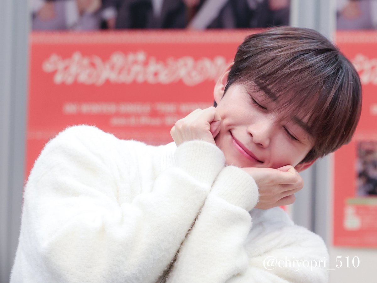 きゅるるん🕊️ #後藤威尊 #INI全員サイン会