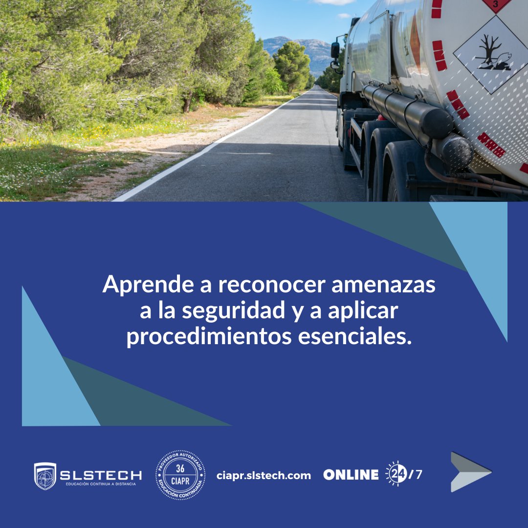 slstech's tweet image. ¿Manejas Materiales Peligrosos?

Capacítate con contenido aprobado por el CIAPR y válido como horas contacto técnicas para ingenieros.

Comienza hoy tu formación especializada en HAZMAT.
Inscríbete aquí: zurl.co/DKoma