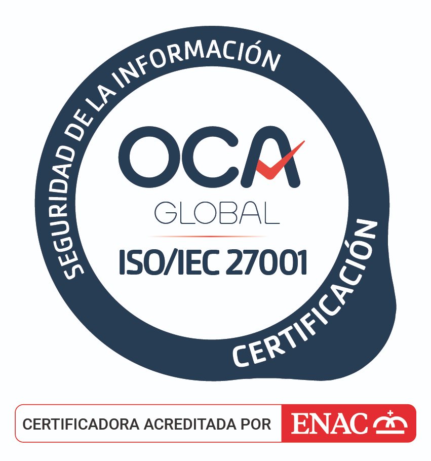 ✅ Hemos renovado nuestra certificación de Sistema de Gestión de Seguridad de la Información (SGSI) bajo la norma ISO/IEC 27001:2023. Mantenemos el compromiso inquebrantable con la seguridad de la información de nuestros clientes y de nuestra organización.