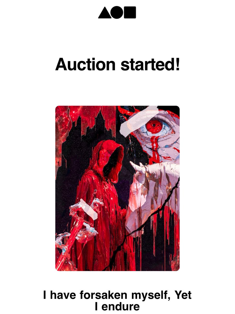 Hedinft's tweet photo. Thank you so much dear @iamcfw for reaching out to me for this piece!!🥹

Auction is live now!

Grateful for your support🥰🫂

Much love!!✨🤍

Current bid: 0.1 Eth https://t.co/sziR0lJbcp