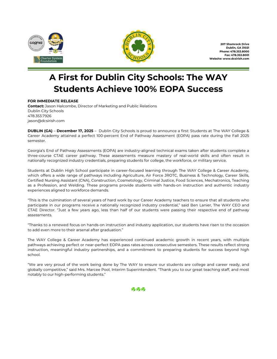 Dublin City Schools tweet media