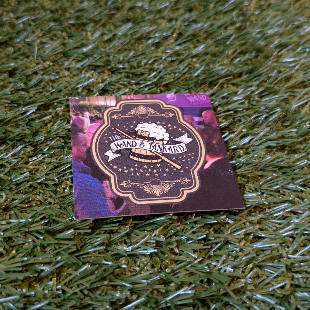 A card from The Wand &amp; Tankard - the pub at The Hole In Wand Wizard Golf in Leeds, UK.

#TheHoleInWand #WizardGolf #Minigolf #CrazyGolf #TheCrazyGolfMuseum #TheMinigolfMuseum