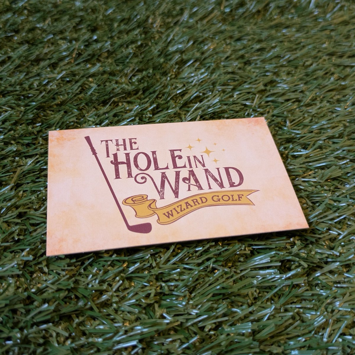 A card from The Hole In Wand Wizard Golf in Leeds, UK.

#TheHoleInWand #WizardGolf #Minigolf #CrazyGolf #TheCrazyGolfMuseum #TheMinigolfMuseum