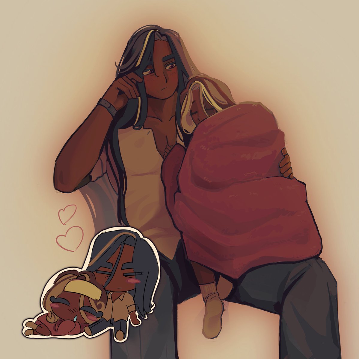 sweetrayal's tweet photo. Day 1: Sick/Injury 
I wanna see more Dark Cacao taking care of Affogato …
#AffoCacaoWeek25 #affocacao https://t.co/rEPs1O15uM
