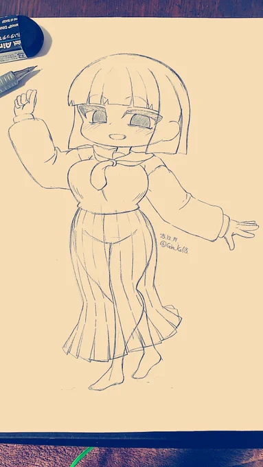 3.7頭身くらいがいちばん好きかも
