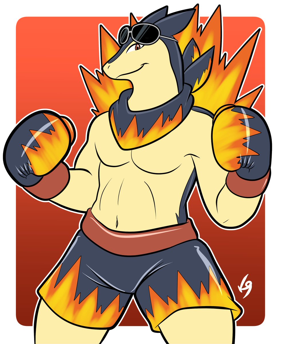 Yakedo the boxer typhlosion