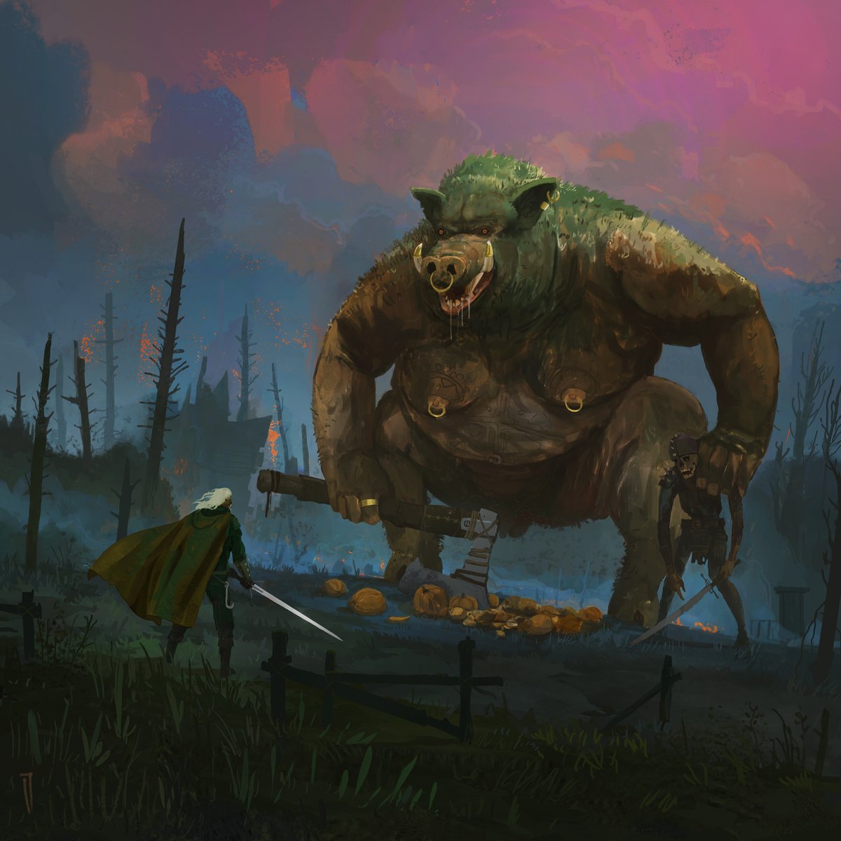 "Redeemed justice"
This year also didn't go by without Witcher fanart.
_______
#ArtStation artstation.com/artwork/NqDvmD
#DeviantArt deviantart.com/seven-teenth/a…
#Cara cara.app/post/a84e2f0c-…