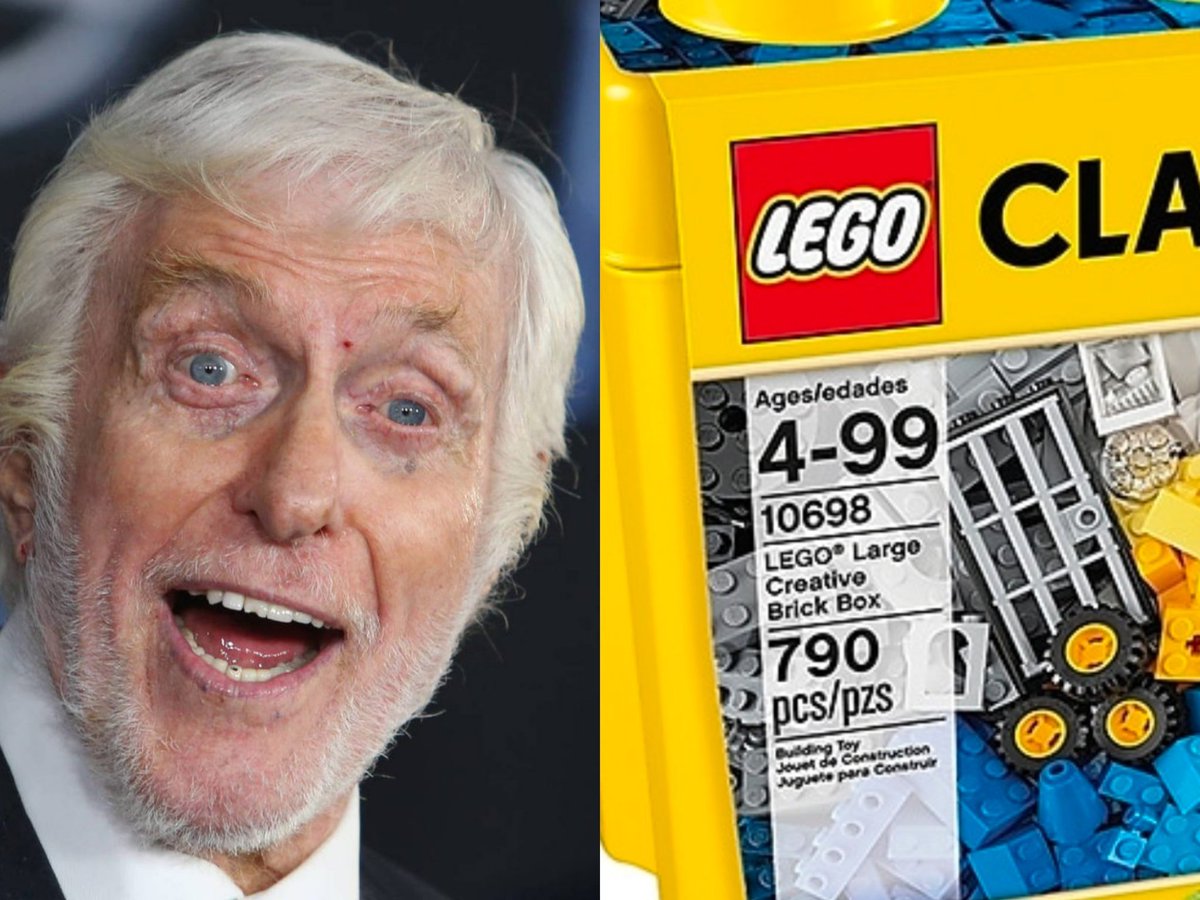 Dick Van Dyke cumplió 100 años y oficialmente ya no puede jugar con LEGOs.