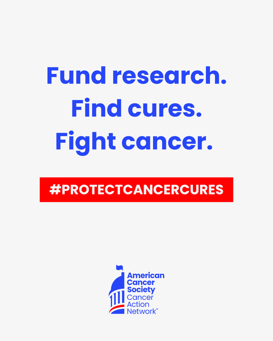 Every day that goes by without Congress passing a full-year spending bill is another day lost to expand cancer research to #ProtectCancerCures. <a href="/LeaderJohnThune/">Leader John Thune</a> and <a href="/SenatorRounds/">Senator Mike Rounds</a>, please commit to protecting and increasing lifesaving cancer research funding.