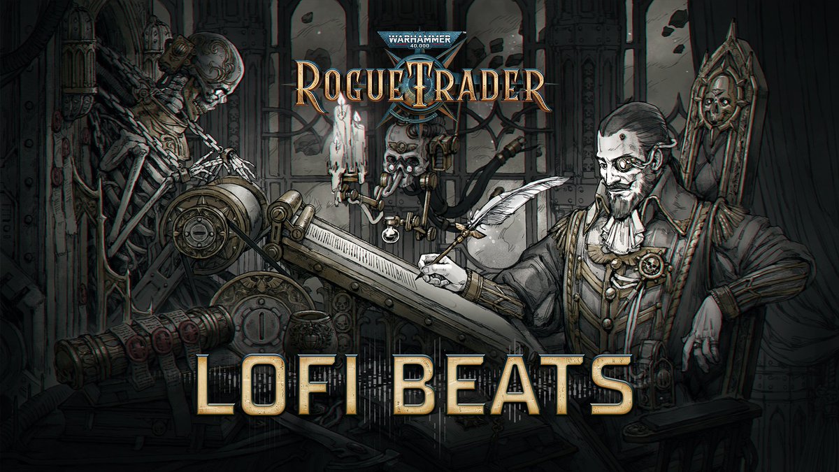 We present you with relaxing lofi beats inspired by the atmosphere and aesthetics of Warhammer 40,000: Rogue Trader. A quiet moment of drifting through the Koronus Expanse. May this calm music serve you for work, study or other great deeds. 
youtu.be/5Crg6590lug