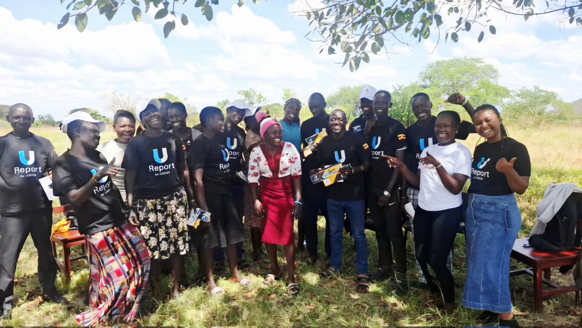 UReportUganda's tweet photo. Yesterday and today, we officially kick-started the search for the Youth Champion of Change 🌍✨ in Karamoja and Sebei Region, an opportunity for U-Reporters to step forward and lead the youth movement against FGM and Child Marriage ✊🏽👧🏽.

Successful candidates will be unveiled as the youth voice 🗣️, mobilizer 🤝, and community connector 🌱, driving grassroots action and amplifying community-led efforts to end harmful practices.

We also held FGM Communities of Action feedback sessions 📝, creating space to listen, learn, and address the challenges U-Reporters face daily as they champion change 💪🏽. Together, we are strengthening the movement to protect girls and empower communities.

#EndFGM #EndChildMarriage #YouthChampionOfChange ##ForEveryChild #YourVoiceMatters