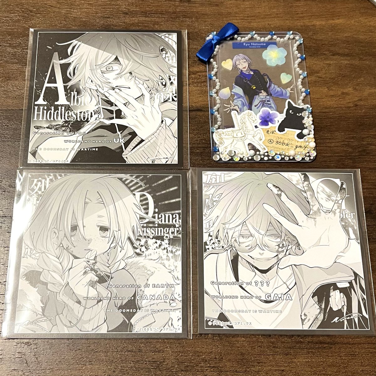 交換】列強戦線 アニメイト フェア 特典 ミニ色紙 【譲】アルビー