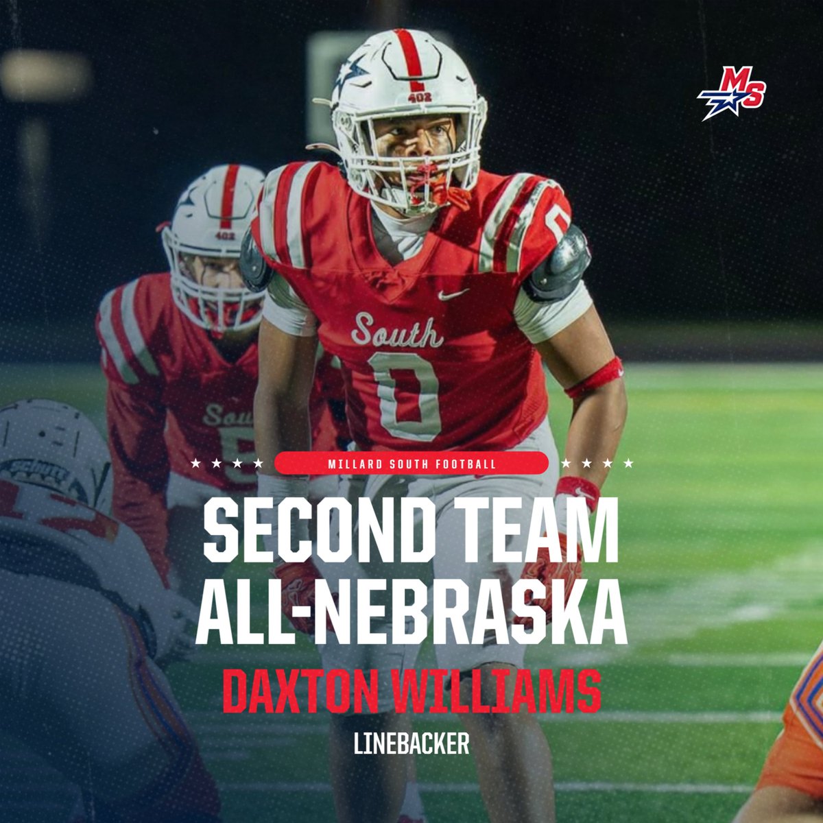 Millard South Football tweet media