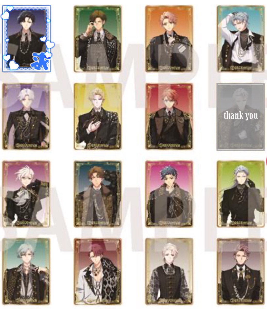 【交換】アイドリッシュセブン アイナナ EXPO 2026 DECENNIUM クリアカード クリカ

譲 : 大和 三月 環 壮五 ナギ 陸 天 龍之介 百 千 悠 トウマ 巳波 虎於

求 : 一織 or 楽(一織含む場合のみ)

※1BOX予約済み
※郵送のみ
※初回リトリン必読
※1点～◎

お気軽にお声がけください✧︎