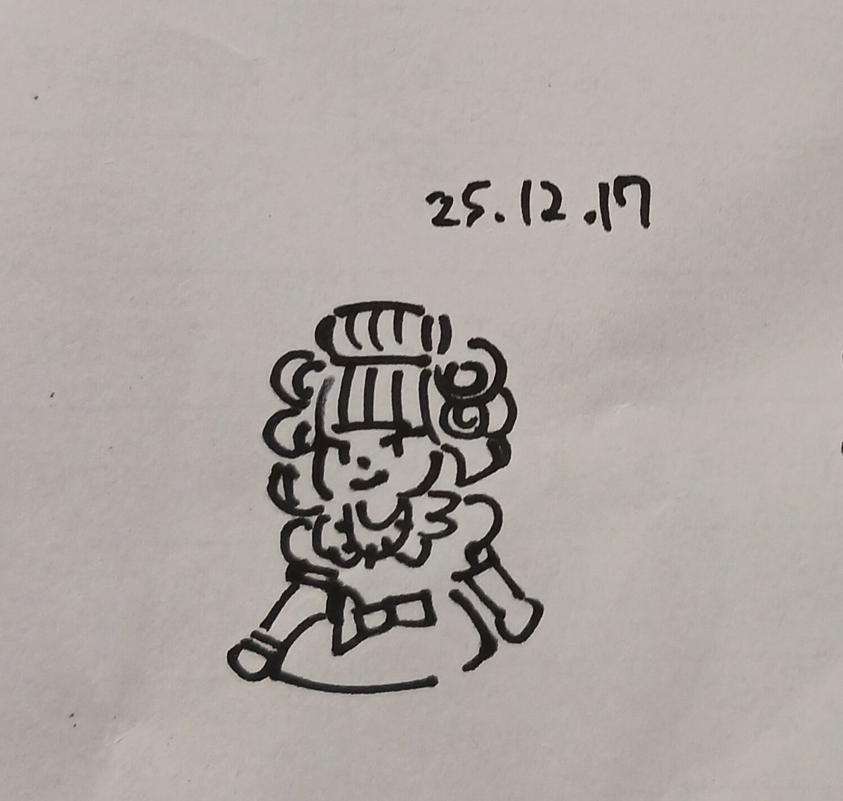 alien0917_JD's tweet image. &amp;lt;717일차&amp;gt; 뽀글이~
#justdancefanart #justdance2025 #매일낙서